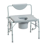 Deluxe Bariatric Drop-Arm Commode - BeHope