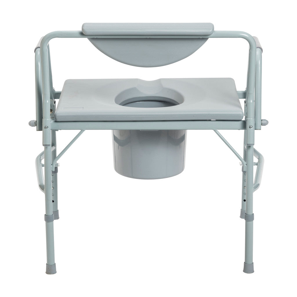 Deluxe Bariatric Drop-Arm Commode - BeHope
