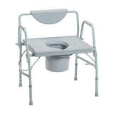Deluxe Bariatric Drop-Arm Commode - BeHope