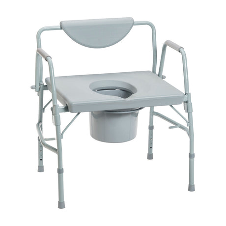 Deluxe Bariatric Drop-Arm Commode - BeHope