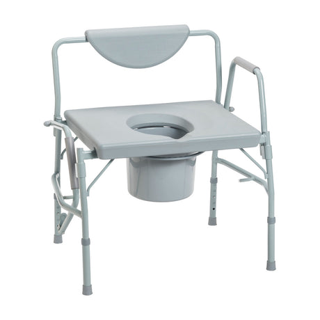 Deluxe Bariatric Drop-Arm Commode - BeHope