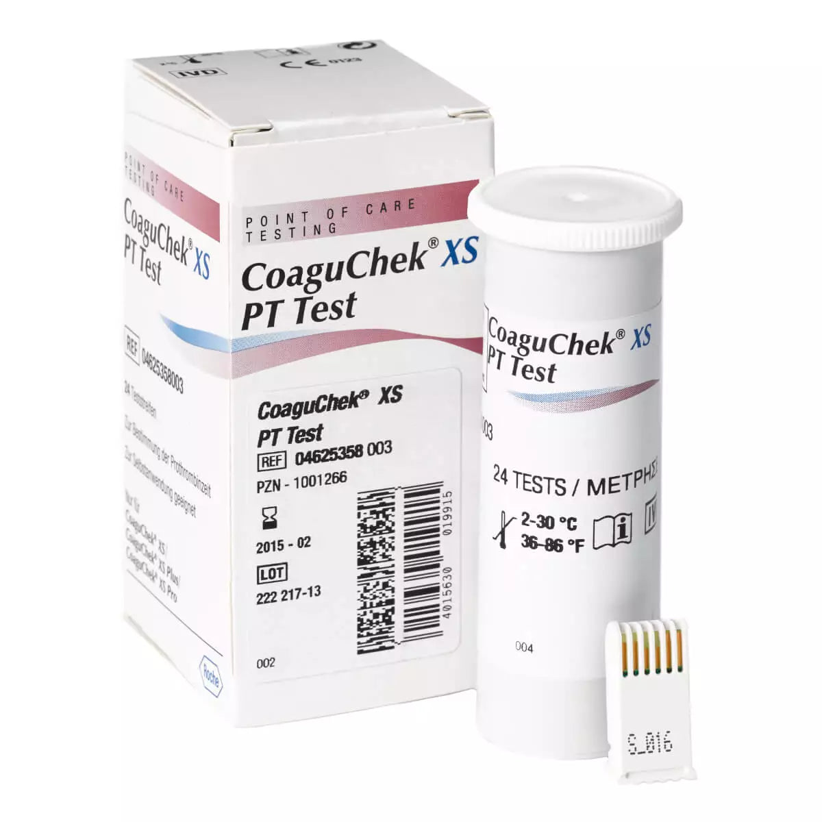 Test Strip for CoaguChek XS and CoaguChek XS Pro system - Box Of 24 - BeHope