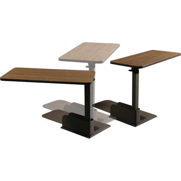 Chaise relevable avec siège et table de lit