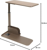 Chaise relevable avec siège et table de lit