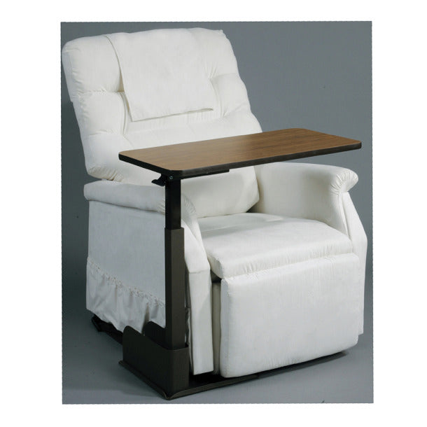 Chaise relevable avec siège et table de lit