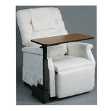Chaise relevable avec siège et table de lit
