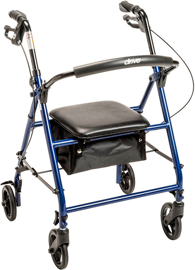Steel Rollator With 6” Wheels, Knockdown - BeHope
