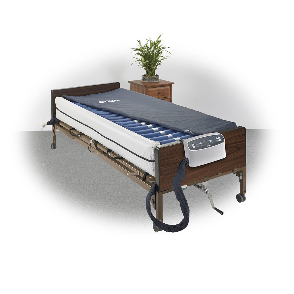 Med-Aire Plus 8" Alternating Pressure and Low Air Loss Mattress System with 10" Defined Perimeter - BeHope