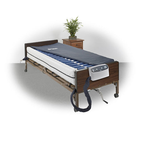 Med-Aire Plus 8" Alternating Pressure and Low Air Loss Mattress System with 10" Defined Perimeter - BeHope