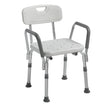 Shower Chair with Back and Removable Padded Arms - BeHope