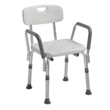 Shower Chair with Back and Removable Padded Arms - BeHope