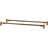 Standard Telescoping Full-Length Side Rail, Brown-Vein Finish - BeHope