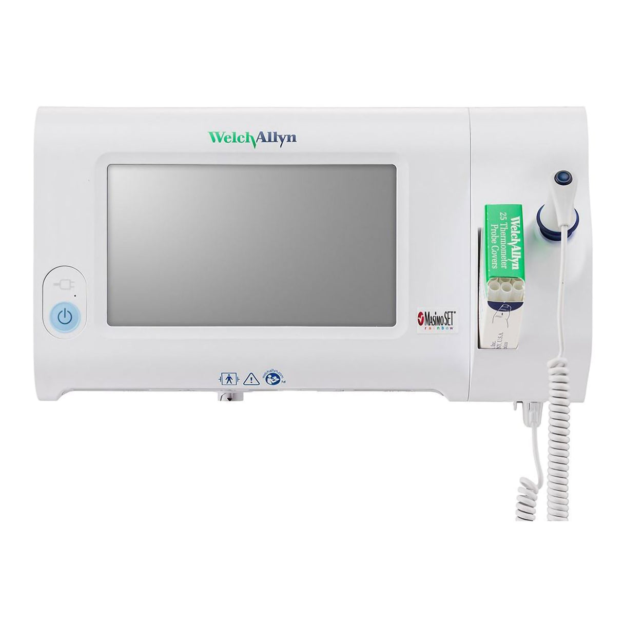 Welch Allyn Connex Spot Digital Bp Monitor Hardwire Connection To Emr With Masimo Oximeter And Suretemp Thermometer Each - BeHope
