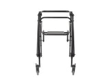 Nimbo 2G Lightweight Posterior Walker with Seat, Extra Large, Emperor Black - BeHope