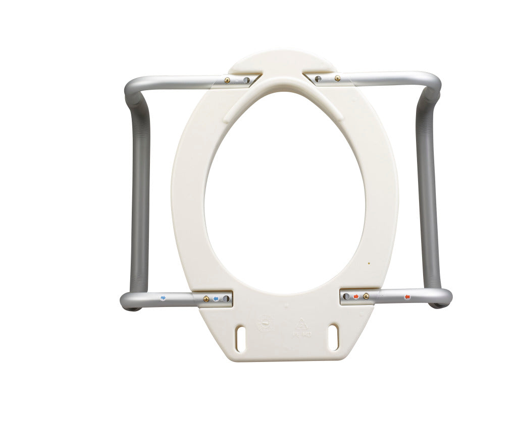 Premium Raised Toilet Seat with Removable Arms - BeHope