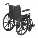 Silver Sport 2 Wheelchair, Detachable Full Arms, Swing Away Footrests, 20" Seat - BeHope