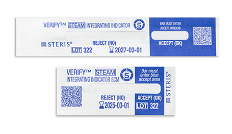 Verify Type 5 Steam Integrating Indicator Strip 4" Pkg/1000 Each - Behope