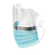 Face Mask With Plastic Shield 3 Ply With Ear Loop Level 2 Latex-free Blue - BeHope