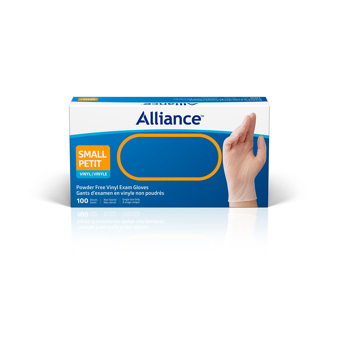 AllianceTM Powder-Free Vinyl Exam Glove, Clear