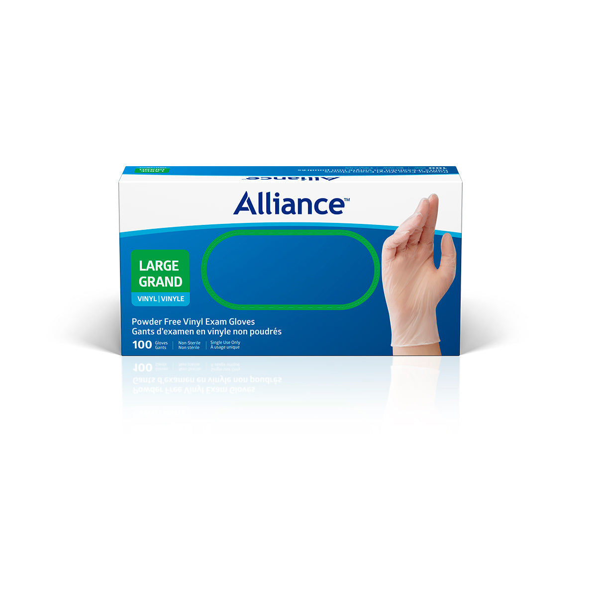AllianceTM Powder-Free Vinyl Exam Glove, Clear