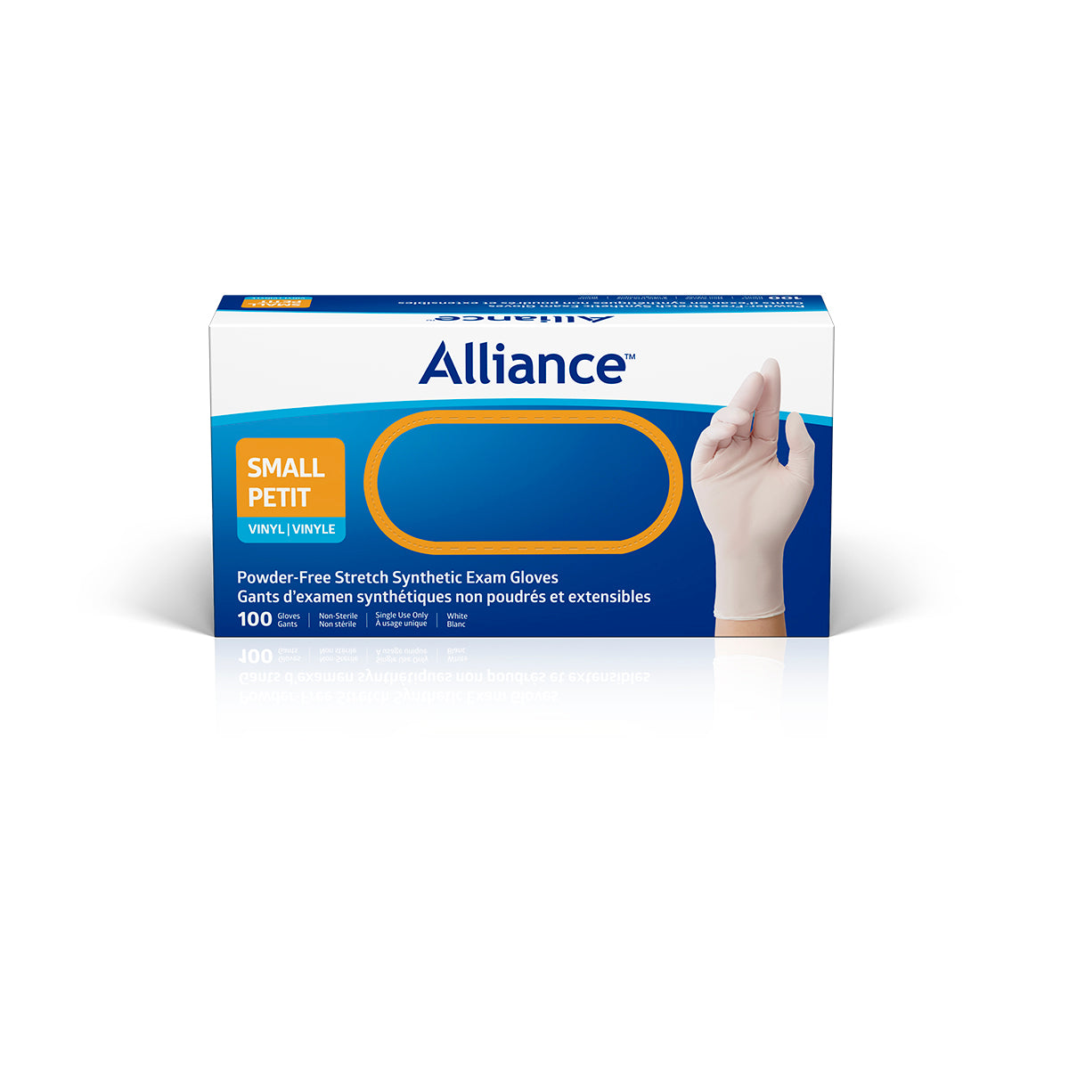 AllianceTM Powder-Free Synthetic Exam Glove, White