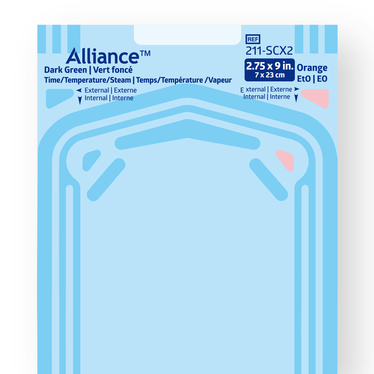 AllianceTM Self-Sealing Steam Sterilization Pouch, Class 4