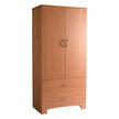Oslo 2 Door, 2 Drawer Wardrobe - BeHope
