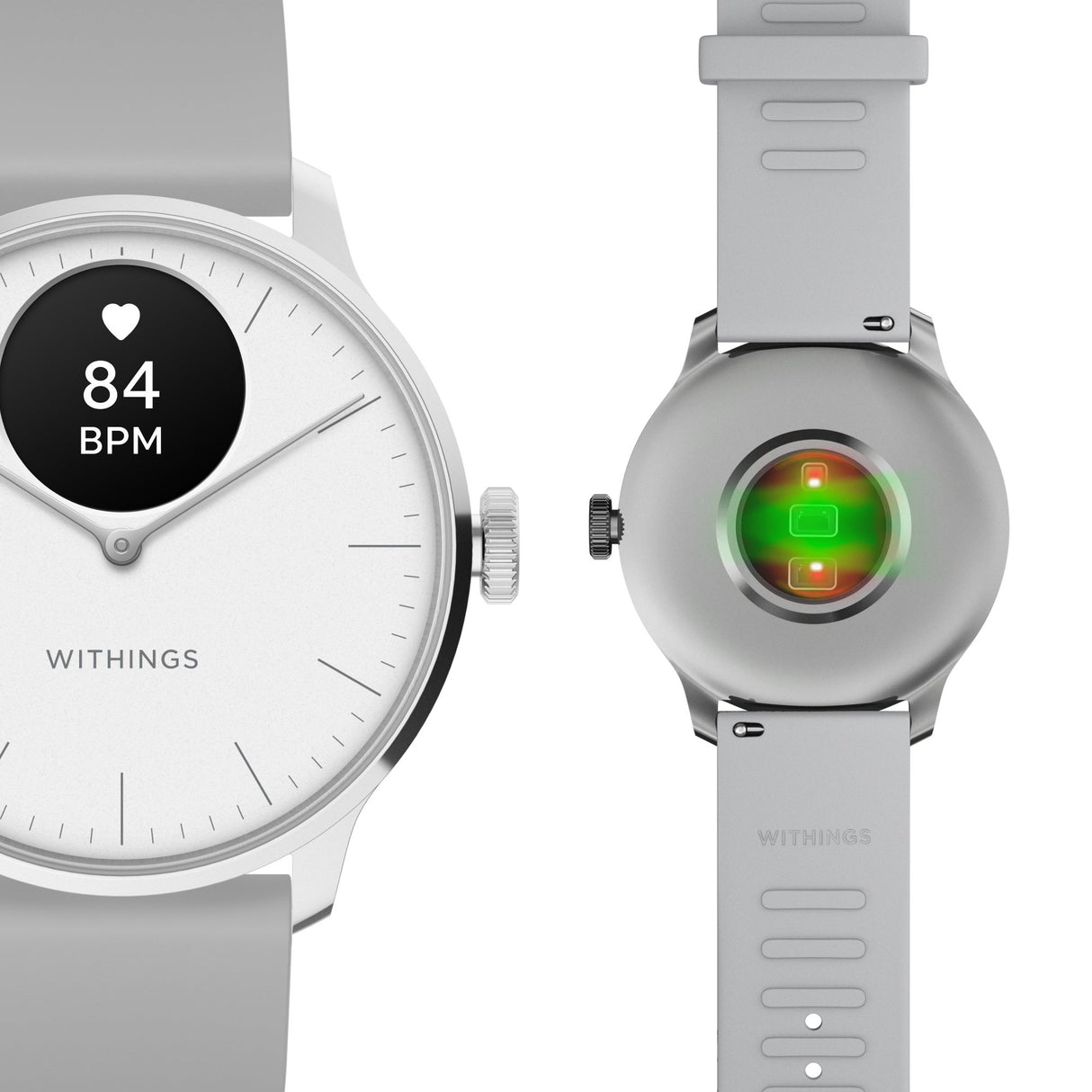 Smartwatch ScanWatch Light 37mm Withings 24 Hours Grayscale OLED Display