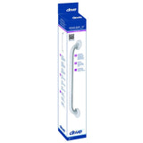 Powder Coated Grab Bar, White - BeHope