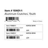 Aluminum Crutches with Accessories - BeHope