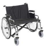 Sentra Ec Heavy Duty Extra Wide Wheelchair, Detachable Full Arms, Swing Away Footrests, 26" Seat - BeHope