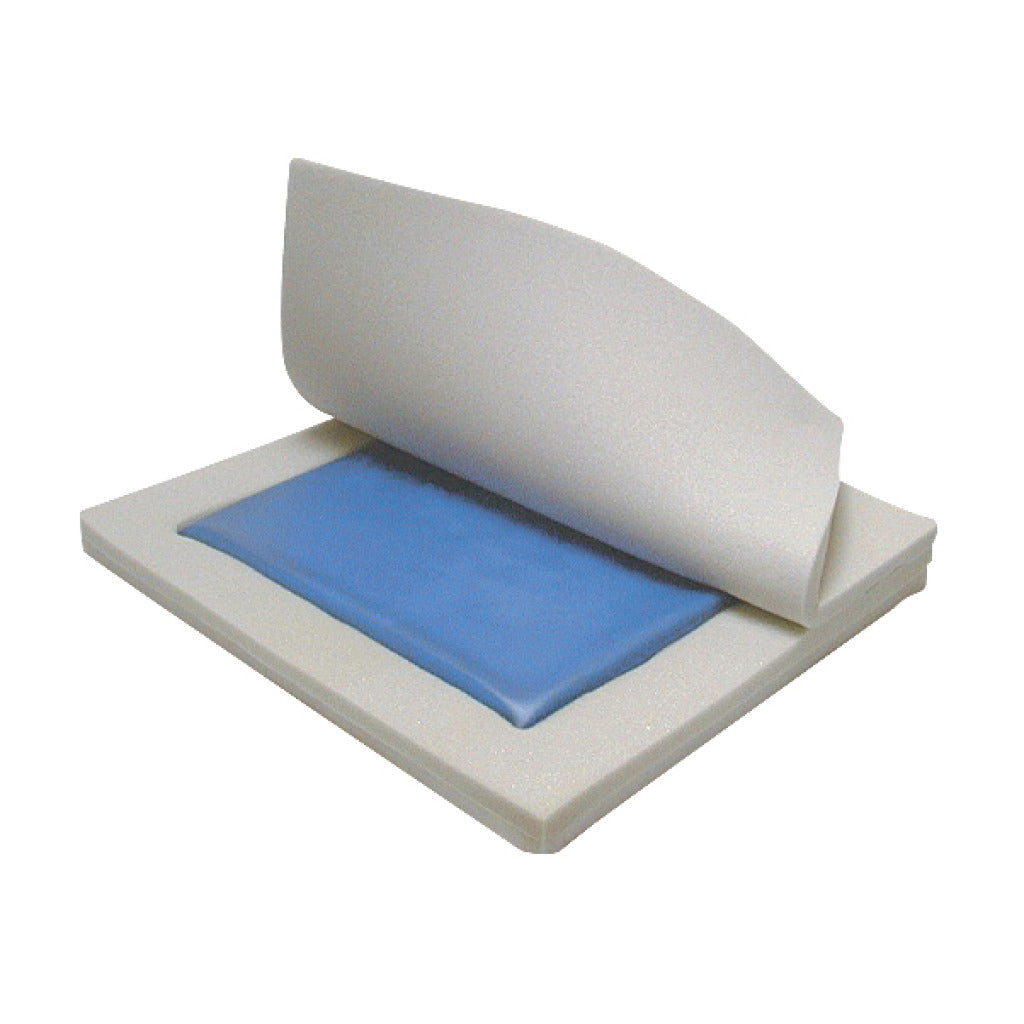 Gel "E" Skin Protection 3" Gel/Foam Wheelchair Cushion - BeHope