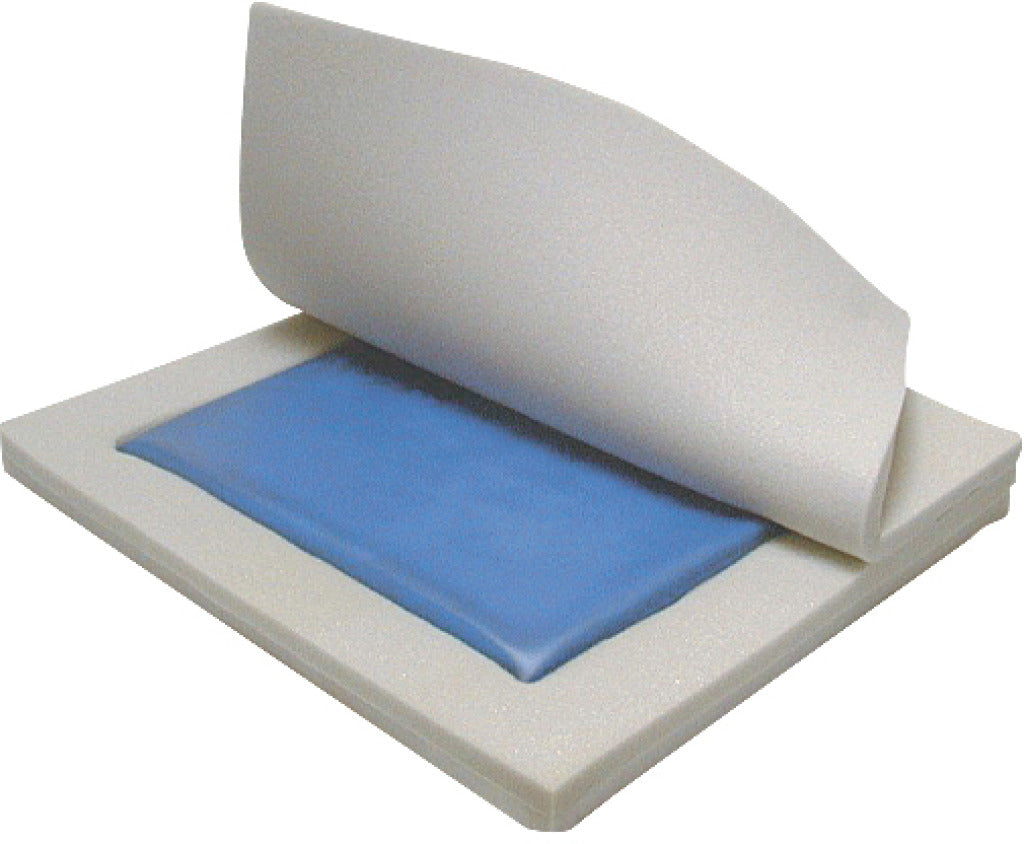 Gel "E" 2" General Use Gel/Foam Wheelchair Cushion - BeHope