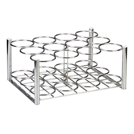 Chrome Oxygen Cylinder Rack - BeHope