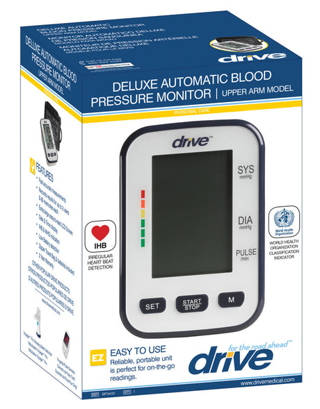 Deluxe Automatic Blood Pressure Monitor, Upper Arm - BeHope