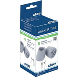 Utility Walker Replacement Tips, 1 Pair - BeHope