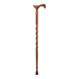 T-Handle Cane Brazos™ Twisted Wood 34 Inch Height Wood Grain
