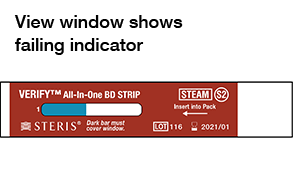 Verify Bowie Dick Indicator Strips Pkg/100 Each - BeHope