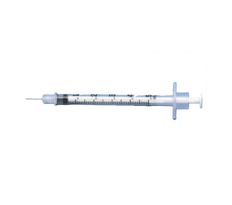 Bd Syringe With Needle 0.5ml Tb Syringe W/ 27gx0.5" Precision Glidepermanently Attached Needle Sterile - BeHope