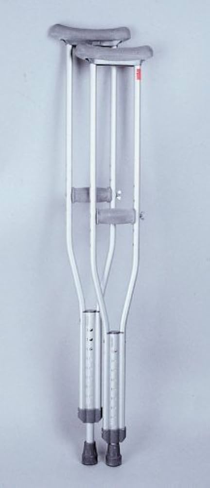 Retail Packaged Aluminum Crutches With Accessories - BeHope