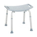 Deluxe Aluminum Shower Bench without Back - BeHope