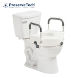 PreserveTech™ Secure Lock Raised Toilet Seat - BeHope