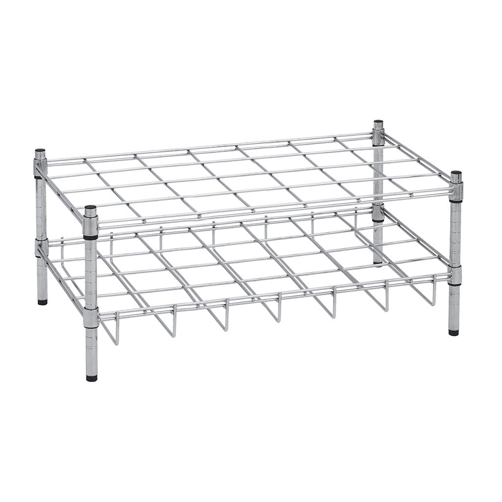 Chrome Oxygen Cylinder Rack - BeHope