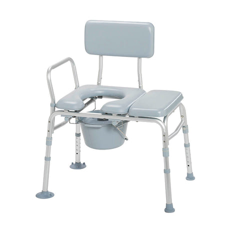 Combination Padded Transfer Bench/Commode - BeHope