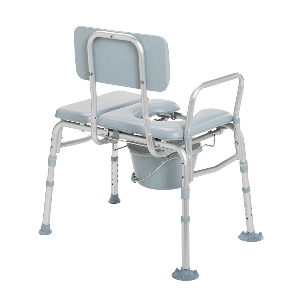 Combination Padded Transfer Bench/Commode - BeHope