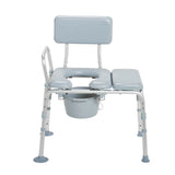 Combination Padded Transfer Bench/Commode - BeHope