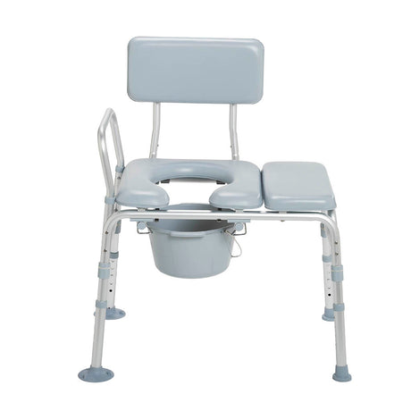 Combination Padded Transfer Bench/Commode - BeHope