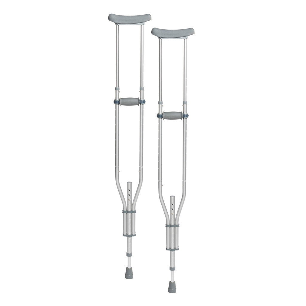 Universal Aluminum Crutch with Accessories - BeHope