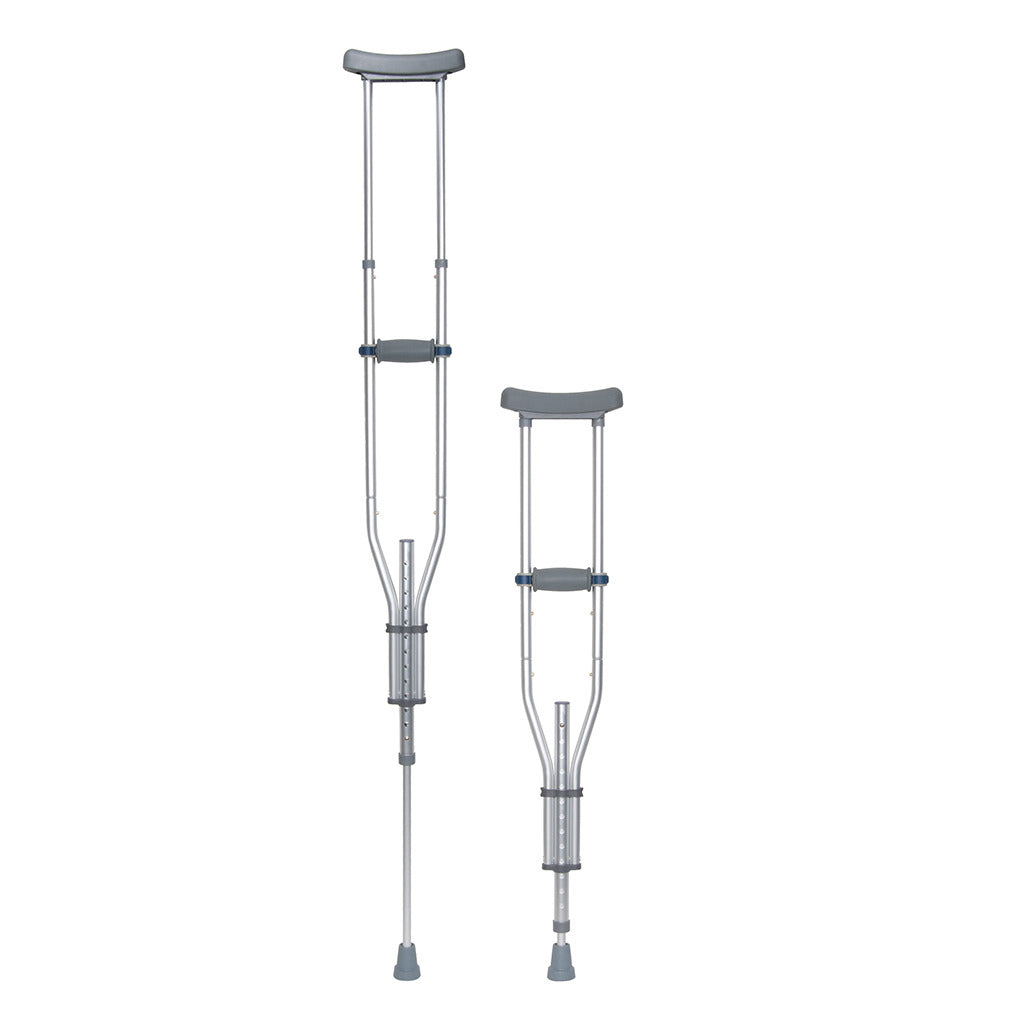 Universal Aluminum Crutch with Accessories - BeHope