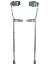 Lightweight Walking Forearm Crutches, Bariatric, 1 Pair - BeHope